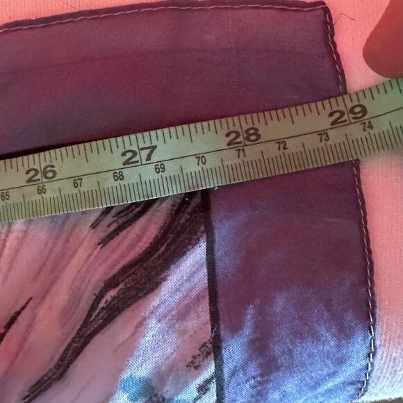 Scarf White Tiger Blue Animal Head Covering Neck Scarf Large Lightweight - Picture 4 of 5